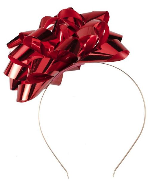 Merry & Bright Present Bow Christmas Headband