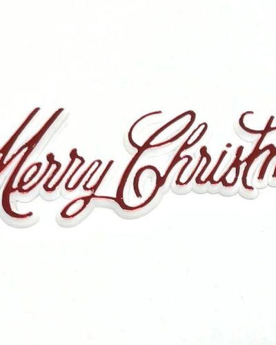 Merry Christmas Cake Plaque