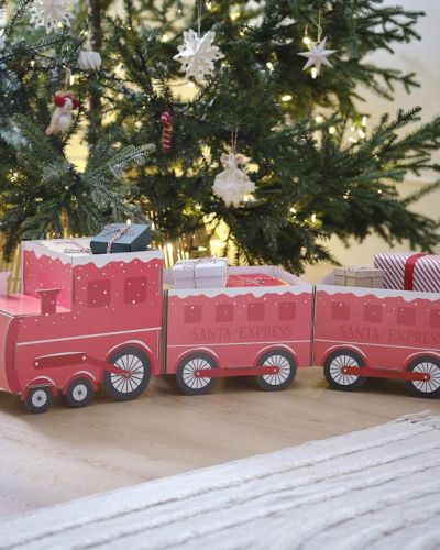 Merry Little Christmas Present Train