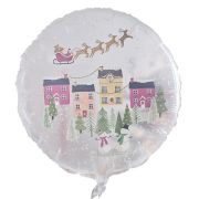 Merry Little Christmas Snow Globe Balloon