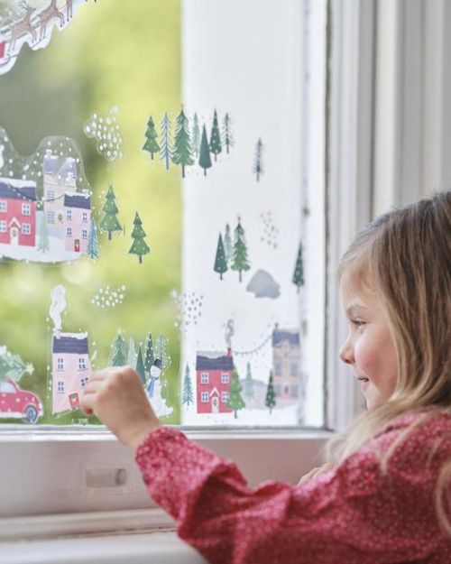 Merry Little Christmas Window Stickers