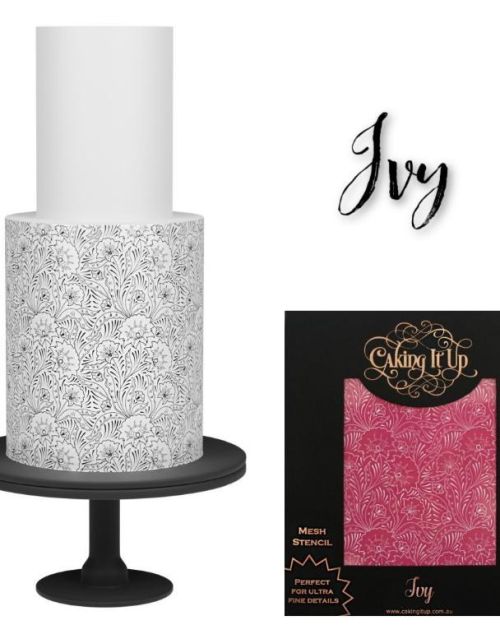 Caking It Up – Mesh Stencil Ivy