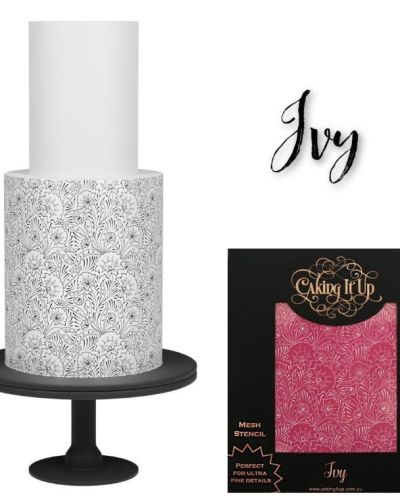 Caking It Up – Mesh Stencil Ivy