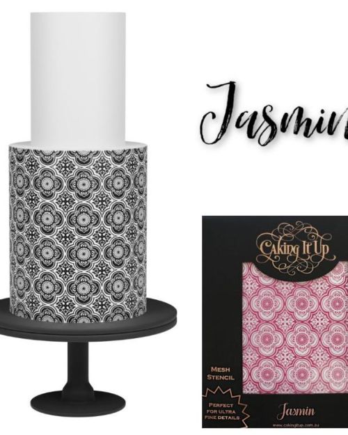 Caking It Up – Mesh Stencil Jasmin