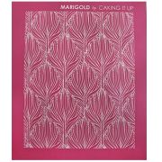 Caking It Up – Mesh Stencil Marigold