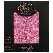 Caking It Up – Mesh Stencil Marigold