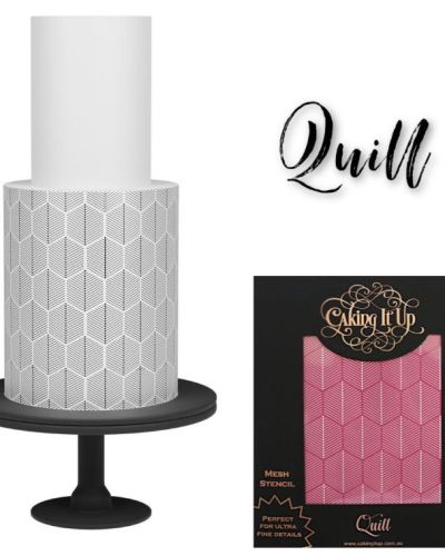 Caking It Up – Mesh Stencil Quill