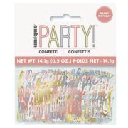Metallic Confetti Scatters – Happy Birthday