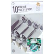 Metallic Silver Bon Bons 10pk