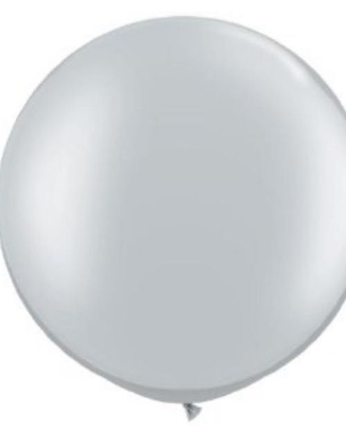 Jumbo Balloon – Metallic Silver