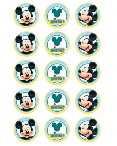 Edible Icing Cupcake Images – Mickey Mouse