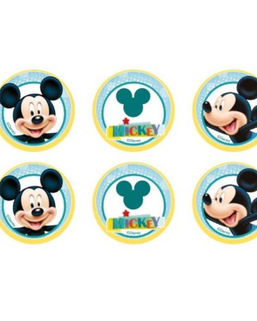 Edible Icing Cupcake Images – Mickey Mouse