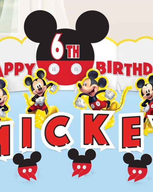 Mickey Mouse Customisable Table Decorating Kit
