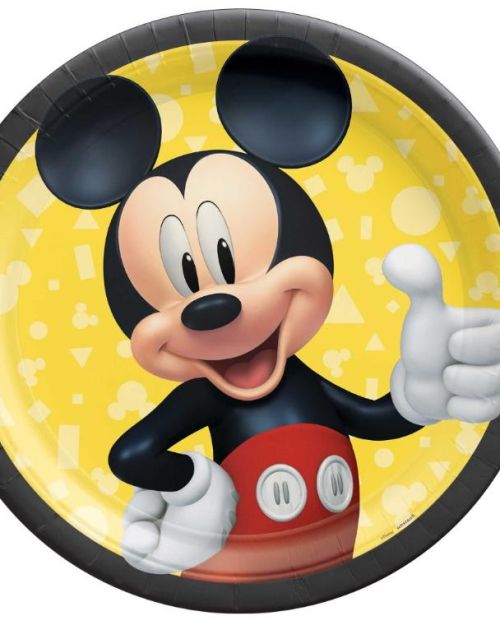 Mickey Mouse Dinner Plates 8pk