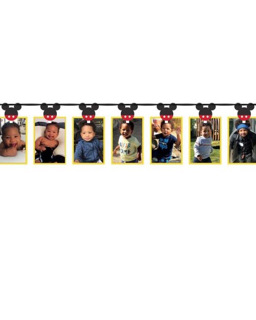 Mickey Mouse Photo Garland
