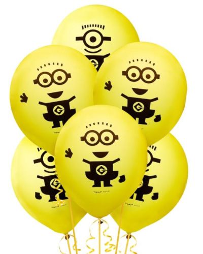 Minions Balloons 6pk