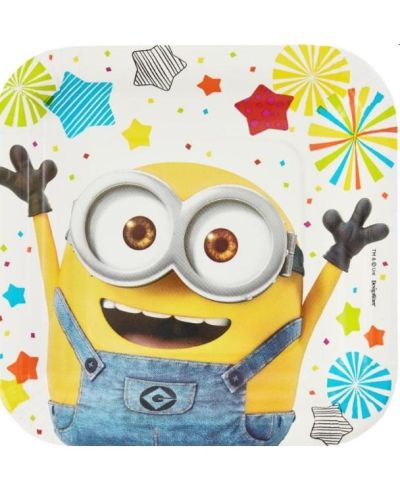 Minions Made Lunch Plates 8pk