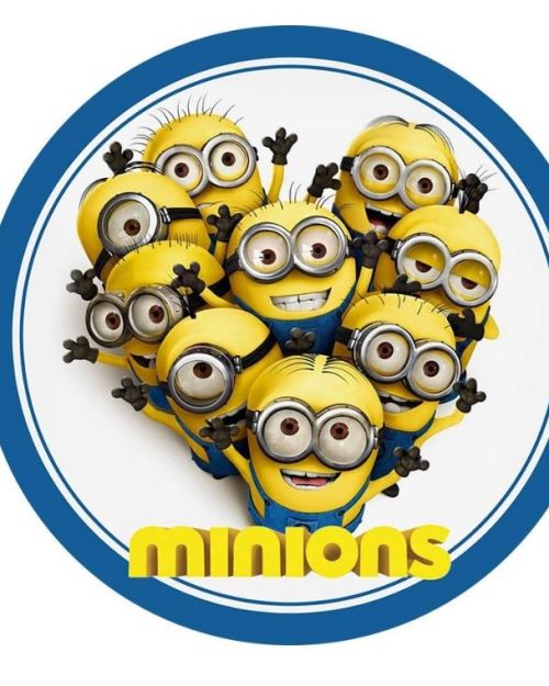 Edible Icing Image – Minions Round