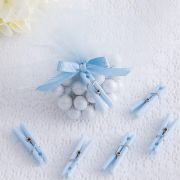 Baby Shower Mini Clothes Pegs 24pk Blue
