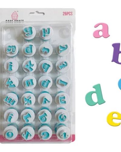 Mini Alphabet Plunger Cutters – Lowercase