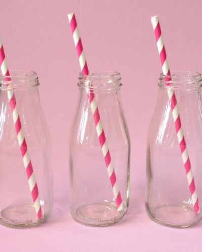 Mini Milk Bottles
