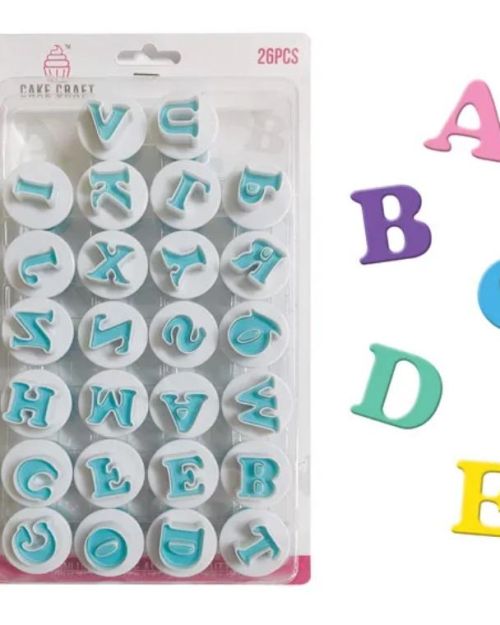 Mini Alphabet Plunger Cutters – Uppercase