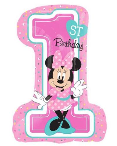 Minnie 1st Birthday SuperShape Foil Balloon
