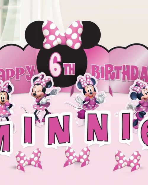 Minnie Mouse Customisable Table Decorating Kit