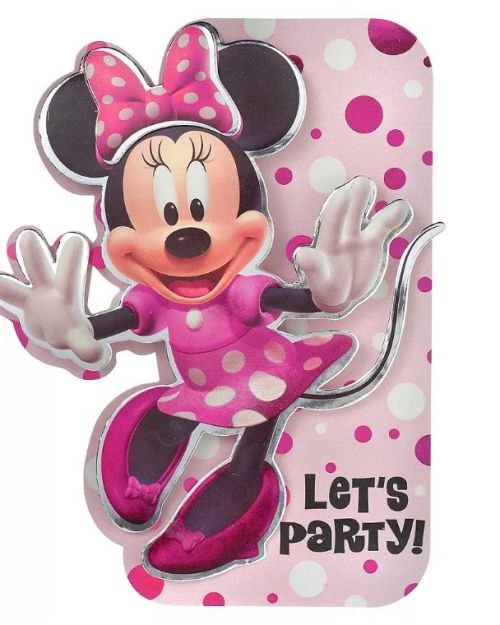 Minnie Mouse Forever Deluxe Invitations 8pk