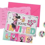 Minnie Mouse Invitations 8pk