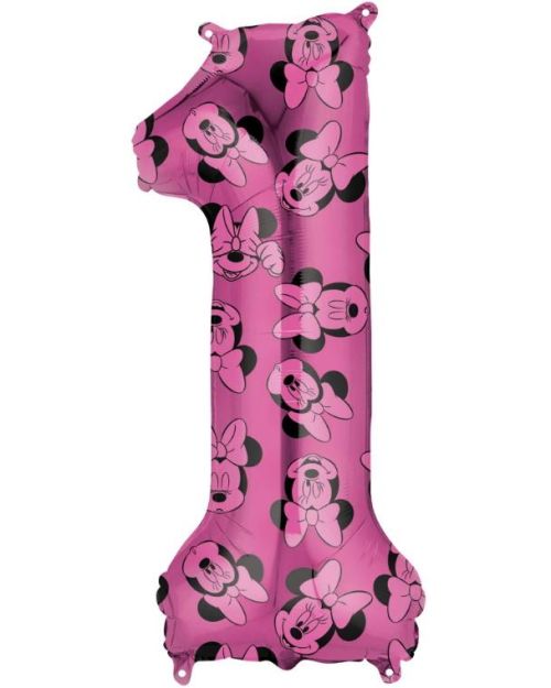 Minnie Mouse No. 1 Foil Balloon