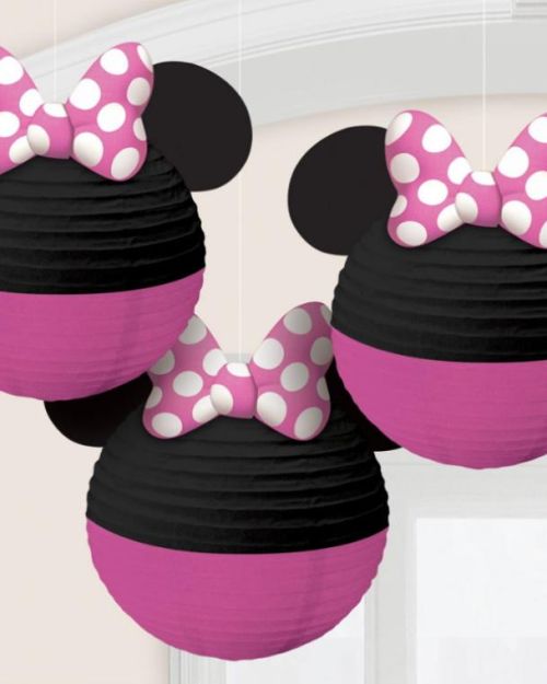 Minnie Mouse Forever Paper Lanterns 3pk