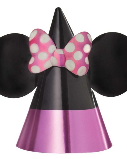 Minnie Mouse Party Hats 8pk