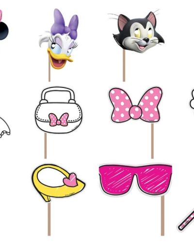 Minnie Mouse Scene Setter with Photo Props