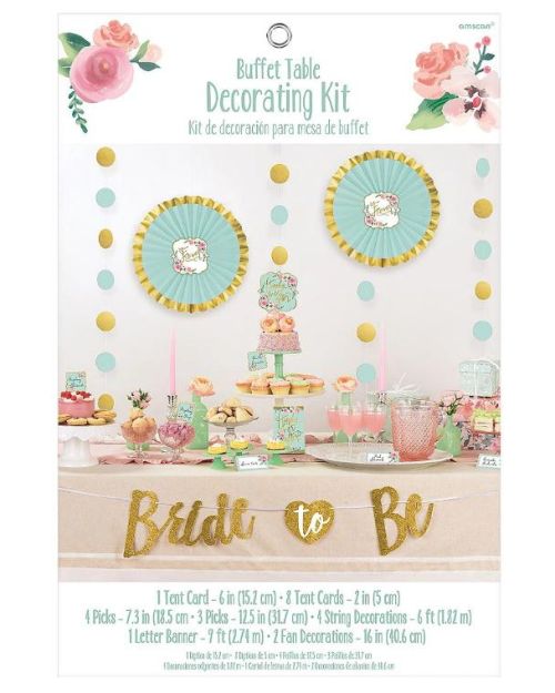 Mint To Be Buffet Table Decorating Kit