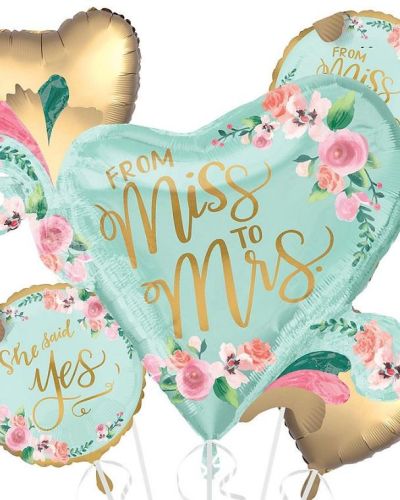 Mint to Be Foil Balloon Bouquet