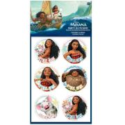Moana Party ID Stickers 24pk