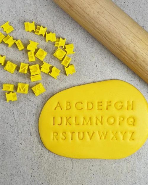 Modern Letter Embosser Set- Upper Case