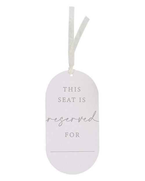 Modern Luxe Customisable Chair Signs 10pk