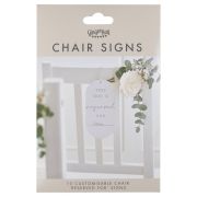 Modern Luxe Customisable Chair Signs 10pk