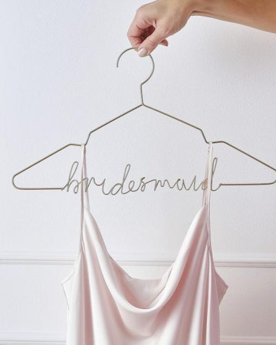 Modern Luxe Gold Bridesmaid Hanger