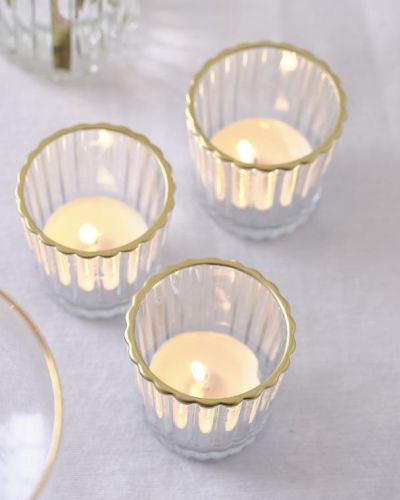 Modern Luxe Tea Light Holders 3pk