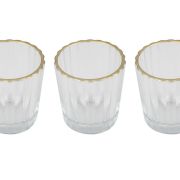 Modern Luxe Tea Light Holders 3pk