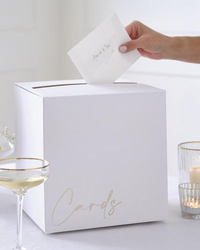 Modern Luxe Wedding Card Box