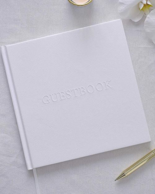 Modern Luxe Wedding Guest Book
