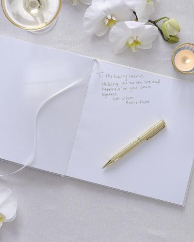 Modern Luxe Wedding Guest Book