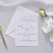 Modern Luxe Wedding Reception Invitations 10pk