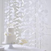 Modern Luxe White Paper Disc Backdrop