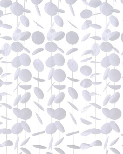 Modern Luxe White Paper Disc Backdrop