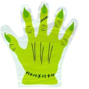 Monster Hand Shaped Treat Bags 10pk